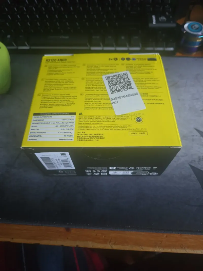 Corsair RS120 ARGB Ventiladores (3 uds) afbeelding 3