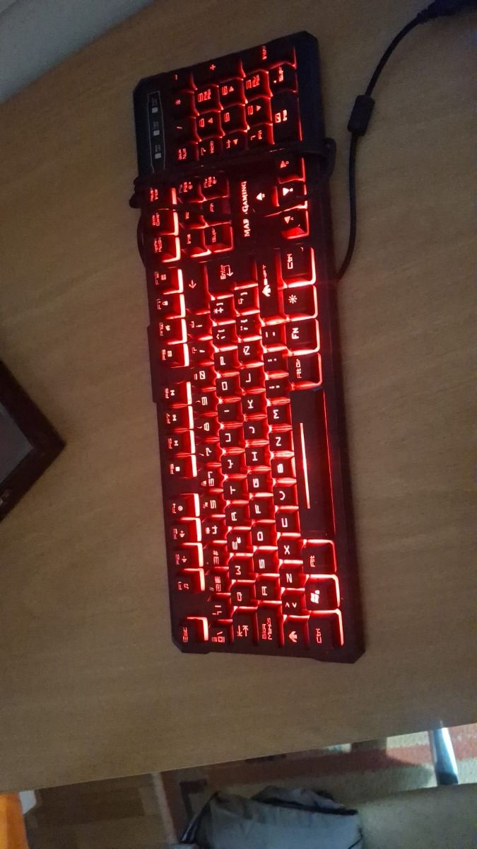 Teclado Gaming Mars Gaming MK218 Negro