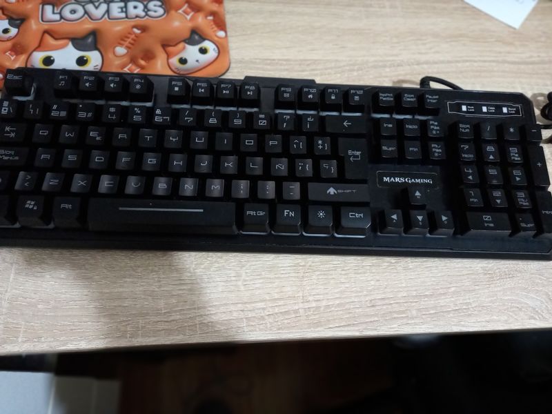 Teclado Gaming Mars Gaming MK218 Negro afbeelding 3