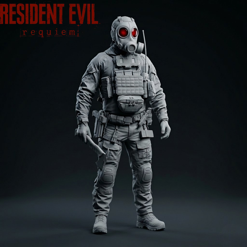 Figura Hunk Resident Evil Requiem