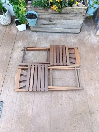 Sillas de teca para terraza