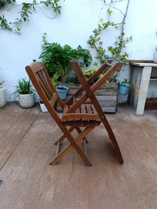 Sillas de teca para terraza