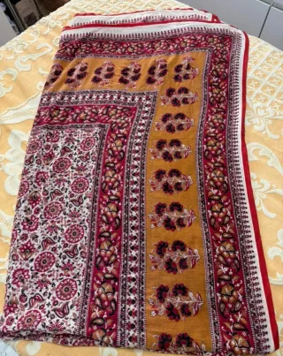 Funda para edredon, estampado floral y cachemir.