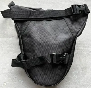 Mochila pierna moto negra NUEVA riñonera motorista