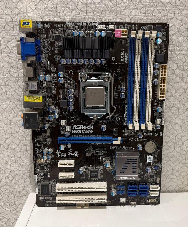 Placa Base ASRock H61iCafe + i3
