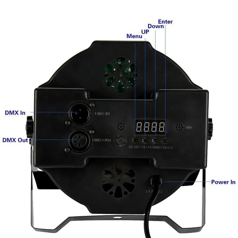 4x Proyector Luces Strobo Discoteca RGB LED Party afbeelding 8
