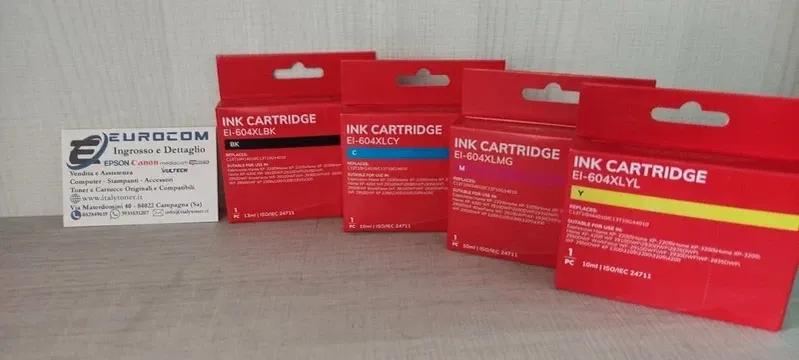 Kit 4 Cartuchos Epson 604XL Compatibles