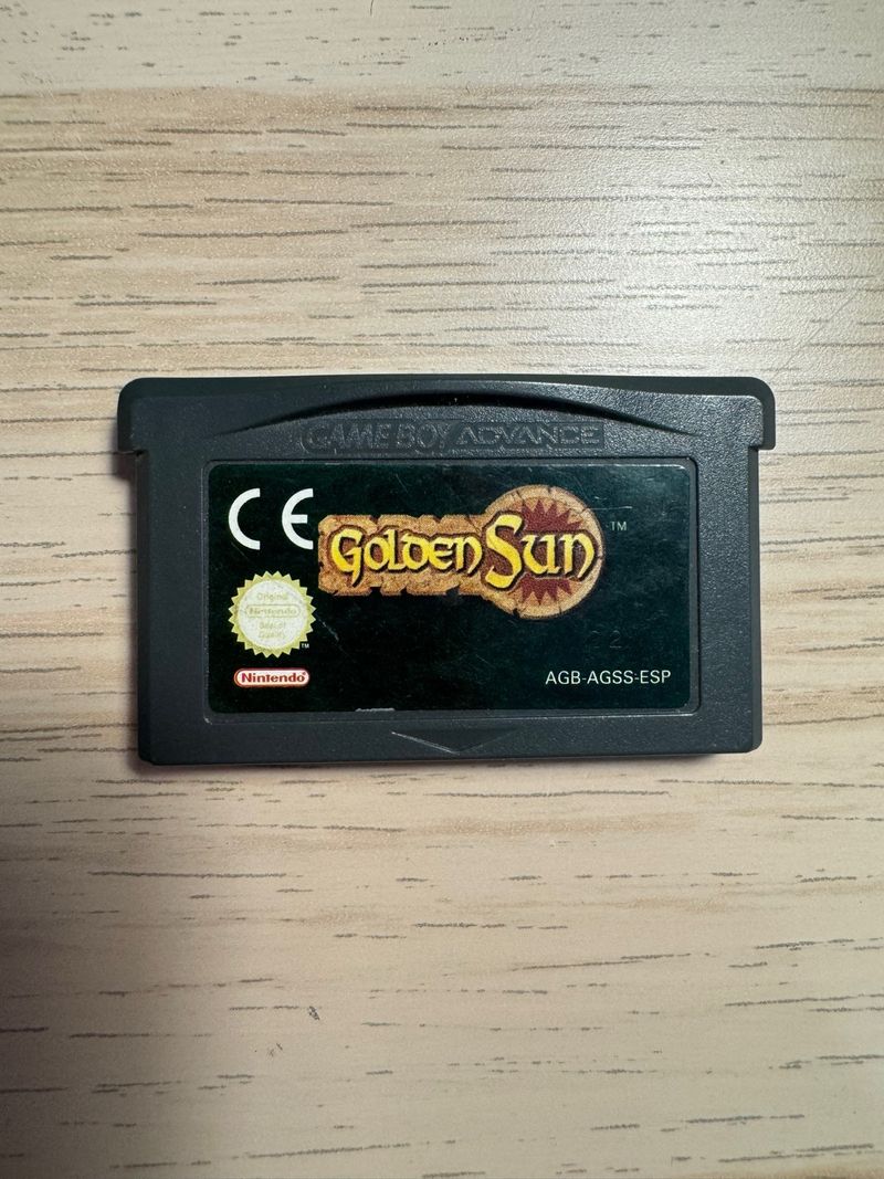Golden Sun Game Boy Advance original ESP AGB-AGSS-