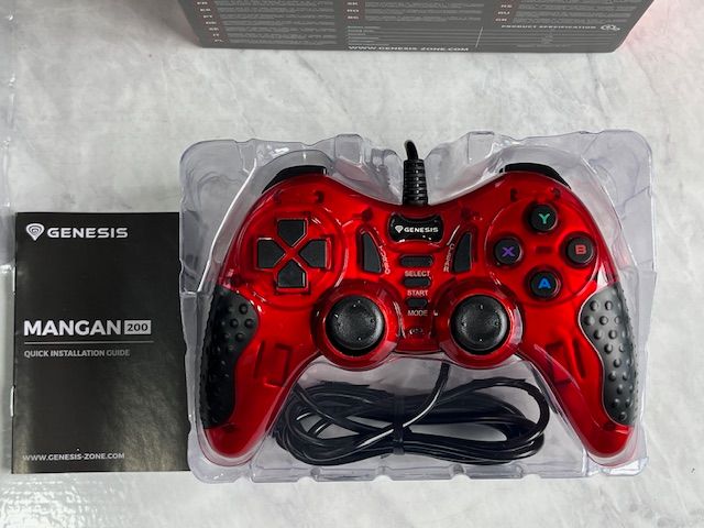 GamePad con cable para PC nuevo. GENESIS Mangan200 afbeelding 3