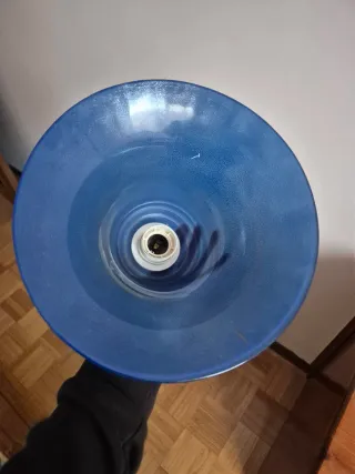 Lámpara de techo azul