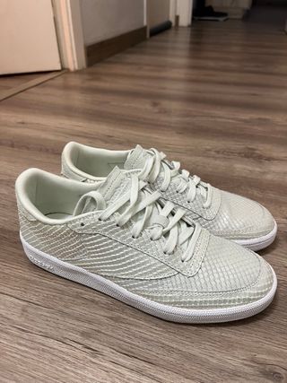 Reebok Bambas Verde Piel Serpiente