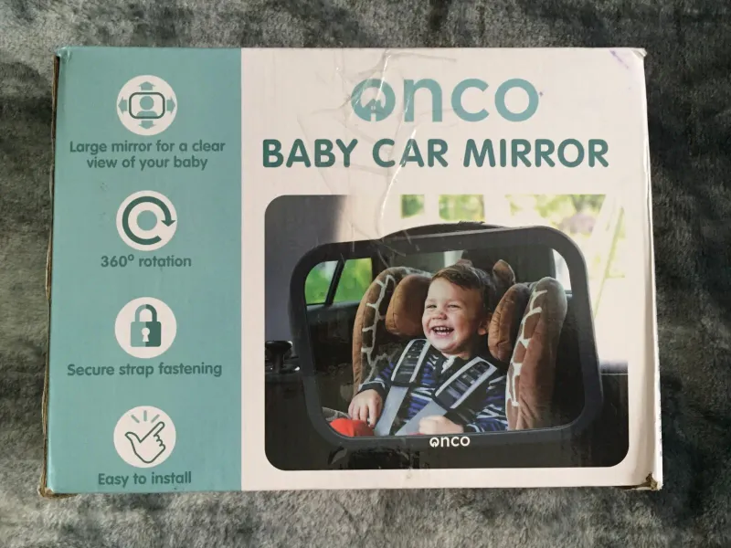 Onco Espejo Coche Bebé Asiento Trasero