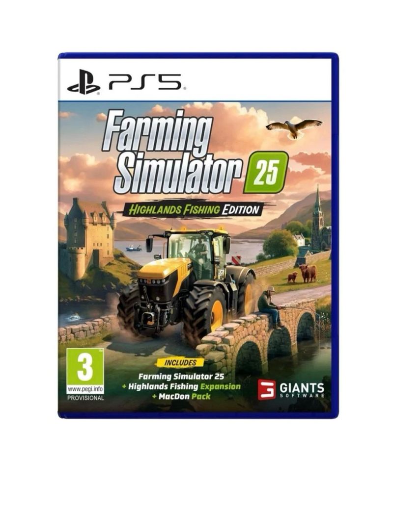 Farming Simulator 25 PS5 Highlands Fishing Edition