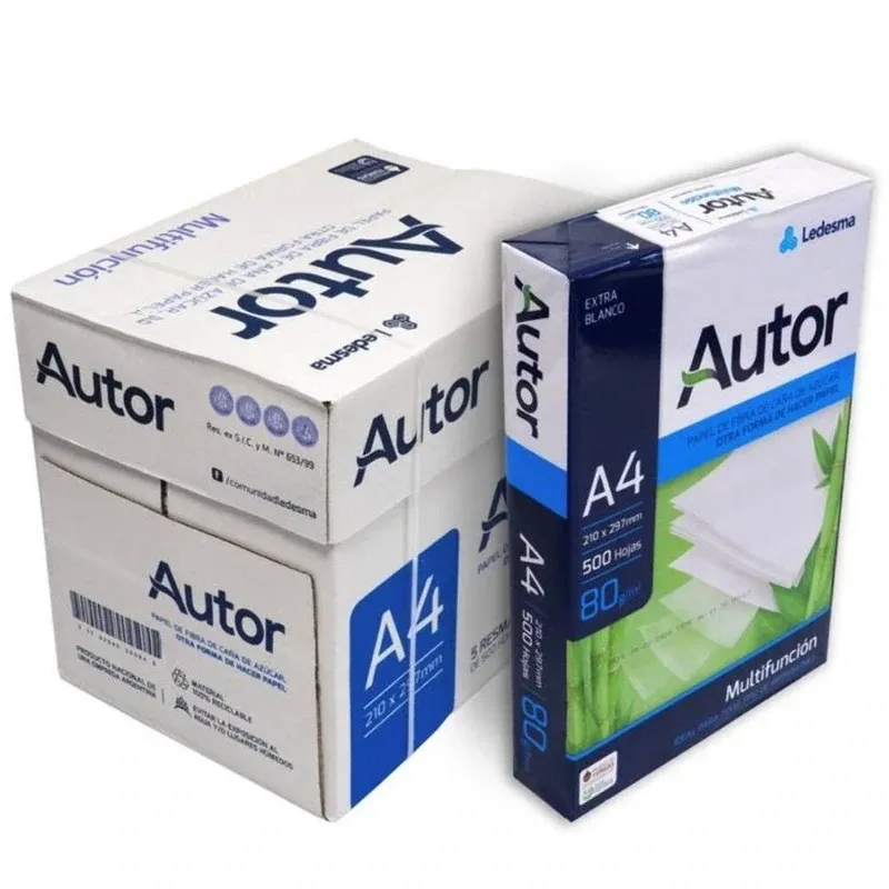 Papel Carta A4 2500 Hojas 80gr