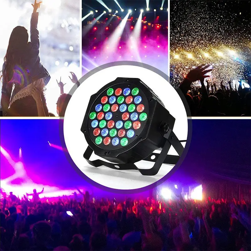 2x Proyector de Luces Estroboscópicas RGB LED para Fiestas afbeelding 7