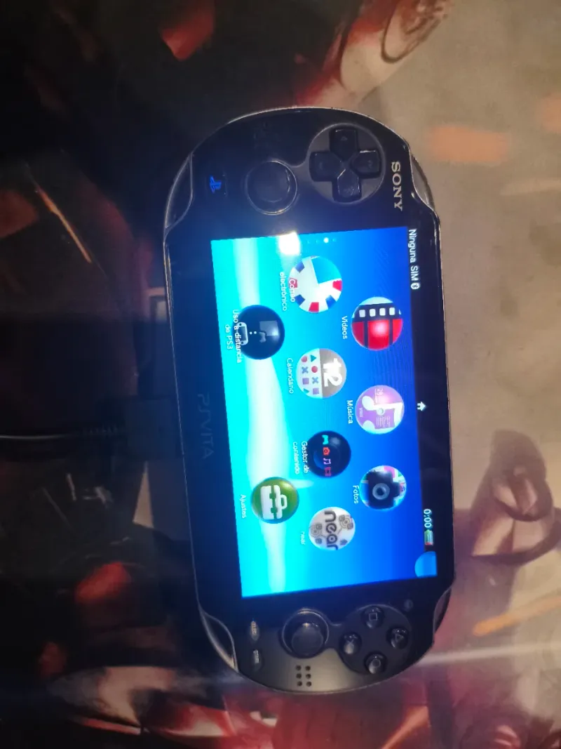 Sony PS Vita Fat Negra + Funda TMNT afbeelding 5