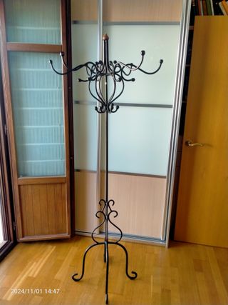 Sombrerero forja vintage