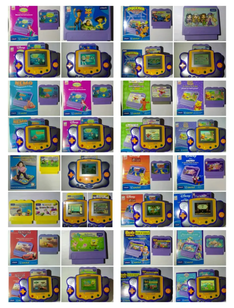 17 Videojuegos Consola V-Tech Smile desde 8€/u