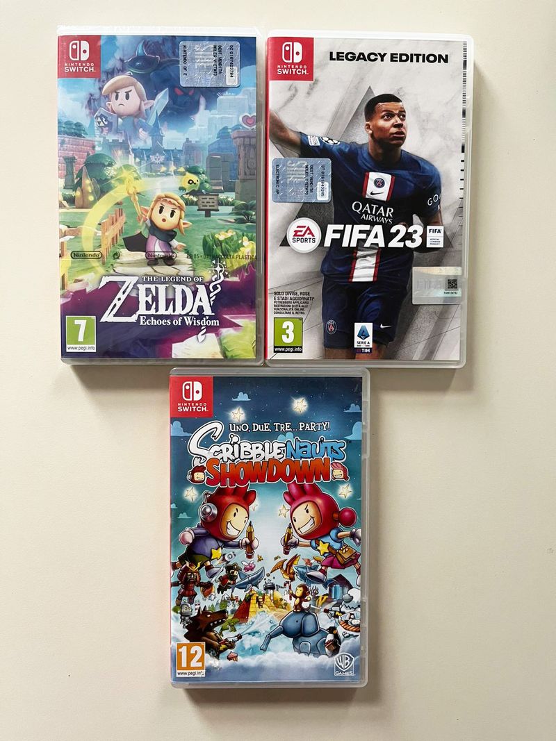 Nintendo Switch Juegos: Zelda, FIFA 23, Scribble