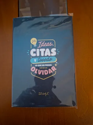 Cuaderno Mr. Wonderful Ideas, Citas y Olvidar