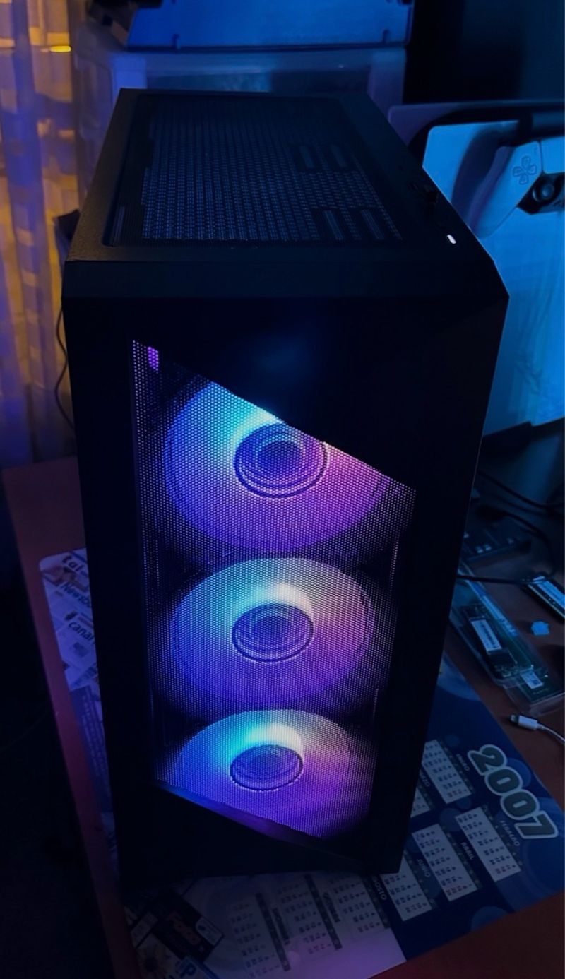 PC I5 12400f RX9060XT 16Gb 32GB RAM 1TB M2 500SSD afbeelding 2