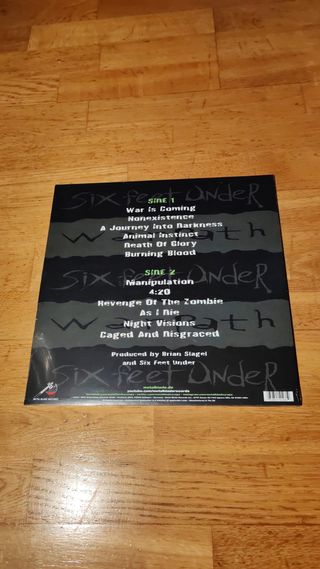SIX FEET UNDER - Warpath LP, Vinilo Negro