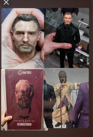 Figura Batman 1/6 rash al ghul y Scarecrow batman