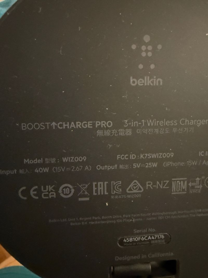 Belkin BoostCharge Soporte Carga Magsafe afbeelding 4