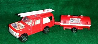 RANGE ROVER CON REMOLQUE BOMBEROS - MAJORETTE 246