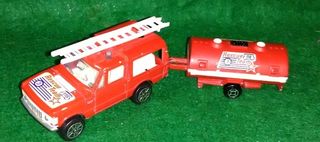 RANGE ROVER CON REMOLQUE BOMBEROS - MAJORETTE 246