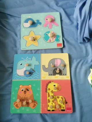 Puzzles Madera Goula Niños Animales