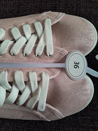 Zapatillas C&A rosas talla 36