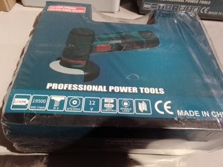 Mini radial 2 baterías litio 2000mha + 2 discos