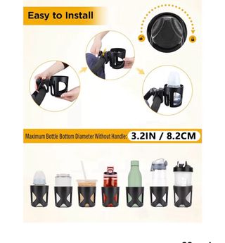 Sujetavasos Universal Cochecito Bebé