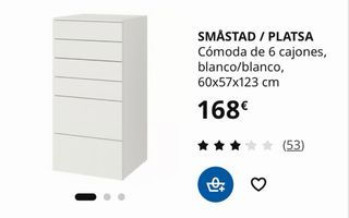 Cajonera IKEA Blanca
