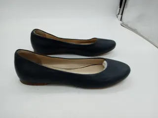 Ballerine Smack Pelle Blu N.35