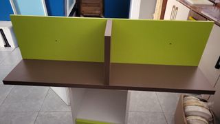 Mesa estudio 120 cm con estantería