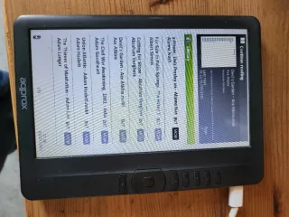 Libro electrónico Aqprox Negro