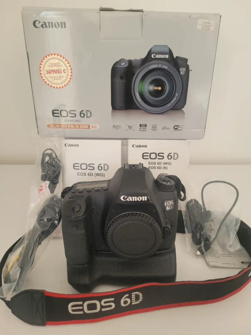 Canon EOS 6D + grip original de canon
