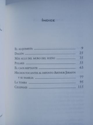 Libro terror Lovecraft El alquimista