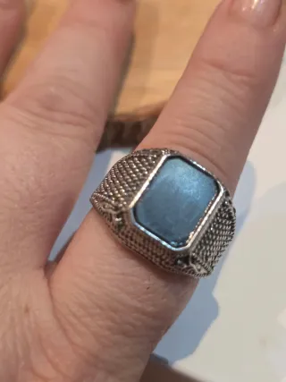 Anillo Hombre Onixtalla23 Artesanal Plata