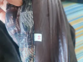 Cazadora Piel Hombre Talla 50 Marrón. Piel Porcino