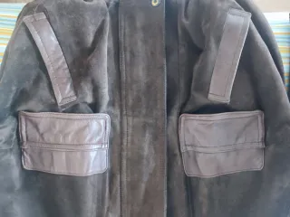 Cazadora Piel Hombre Talla 50 Marrón. Piel Porcino