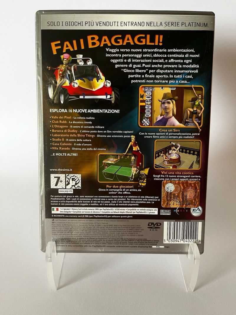 The Sims Fuori Tutti! Platinum PS2 afbeelding 2