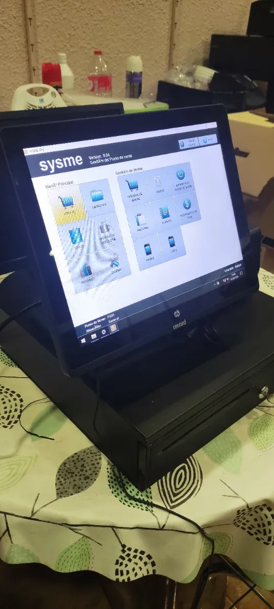 TPV Sysme Táctil Negro