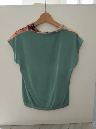 Camiseta Desigual Patchwork Flores