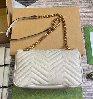 Borsa Gucci Marmont 26 Bianca