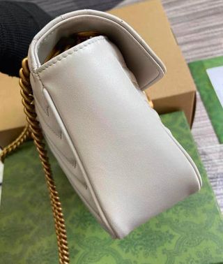 Borsa Gucci Marmont 26 Bianca