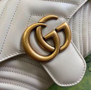 Borsa Gucci Marmont 26 Bianca