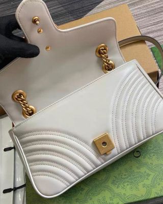 Borsa Gucci Marmont 26 Bianca